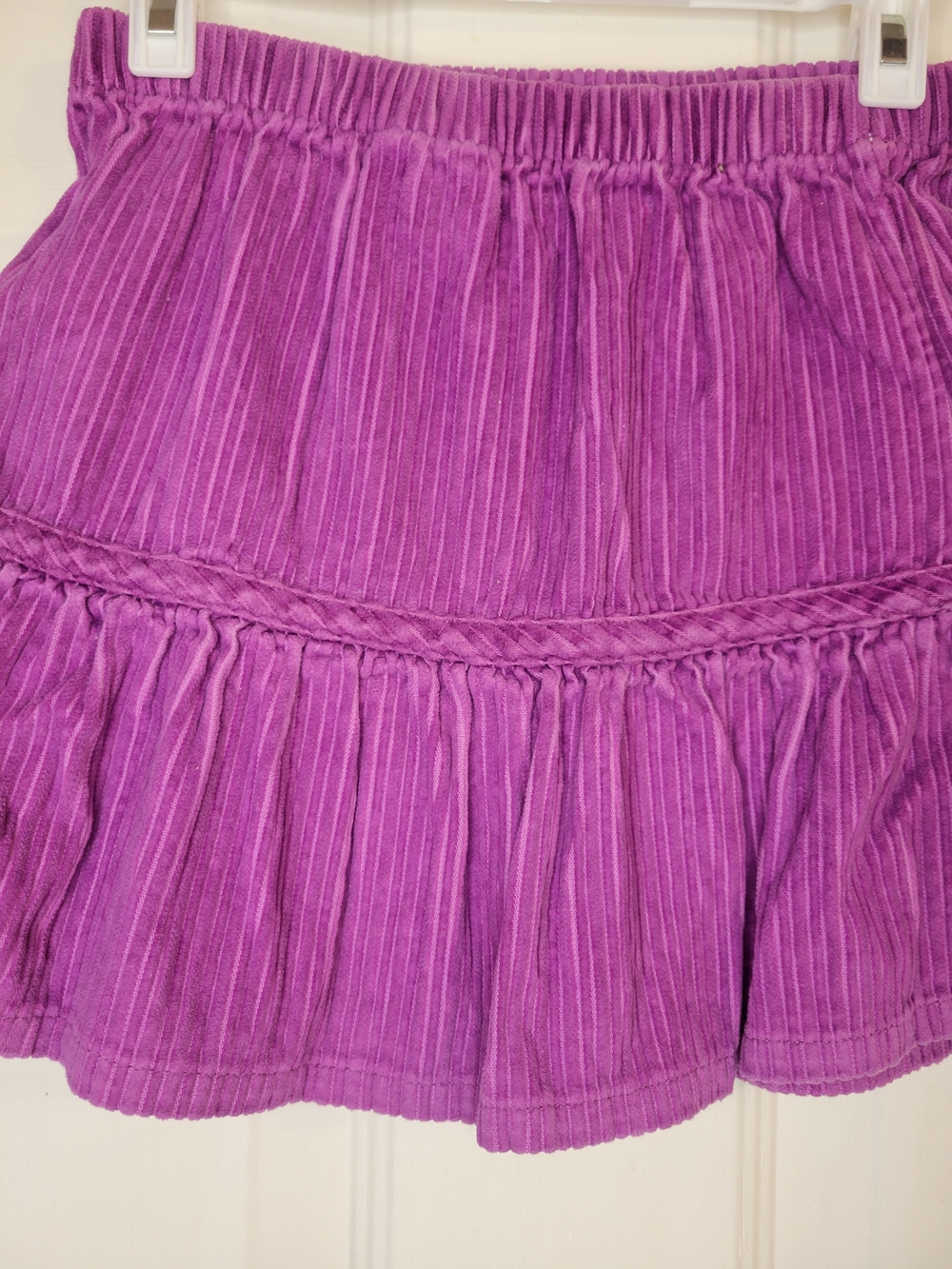 Hanna Andersson Bright Purple Tiered Corduroy Mini Skirt - Picture 6 of 7